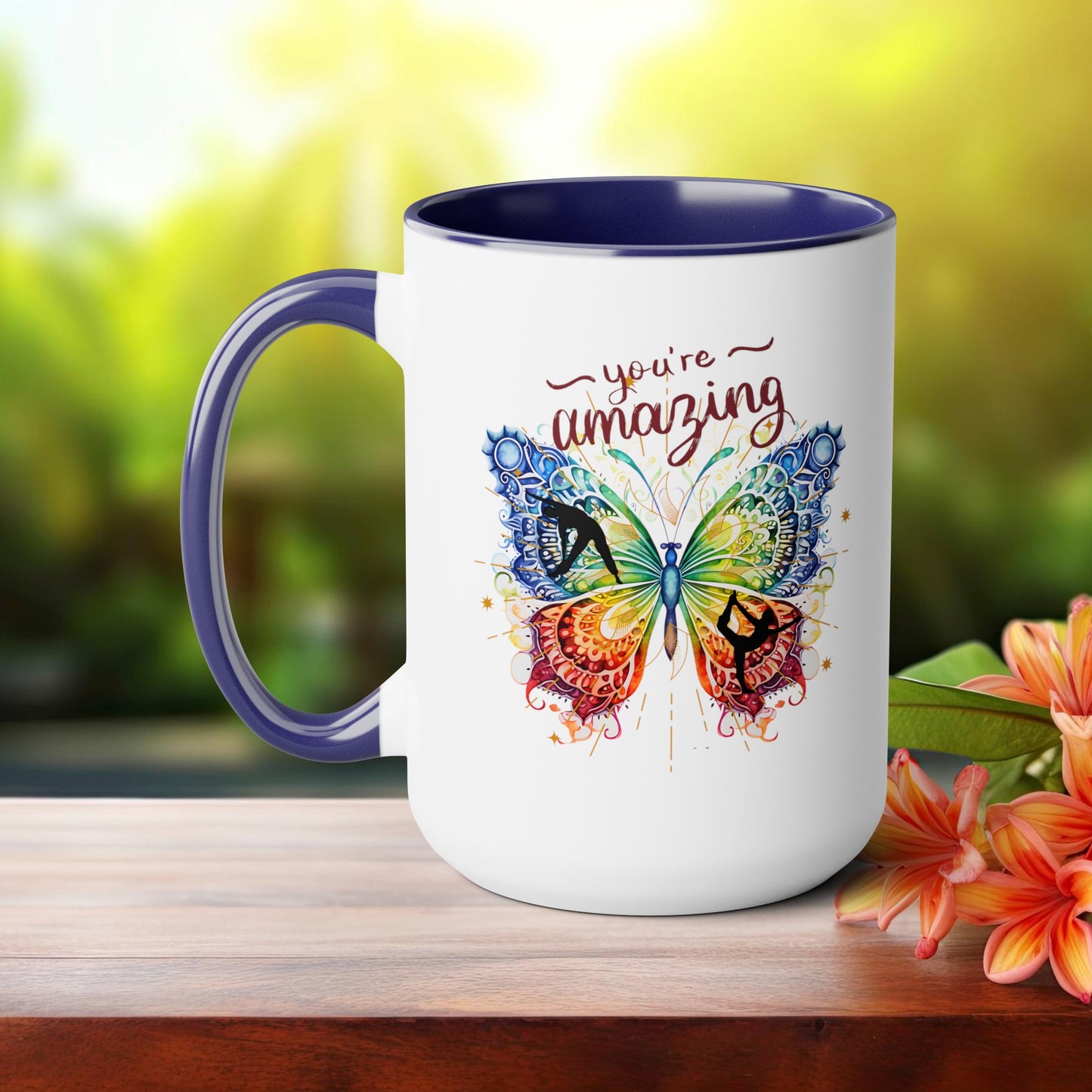 You're amazing Yoga Coffee Mug, Cute Yoga Coffee Mug, Yoga lovers Coffee Mug, Yoga Instructor Gift, Gift For Yoga lover, Gift For Yogi.