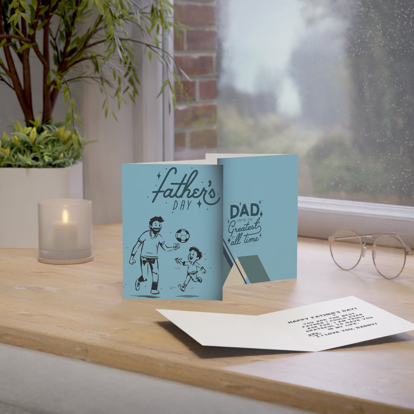 Happy Father's Day Greeting Cards (1, 10, 30, and 50pcs)