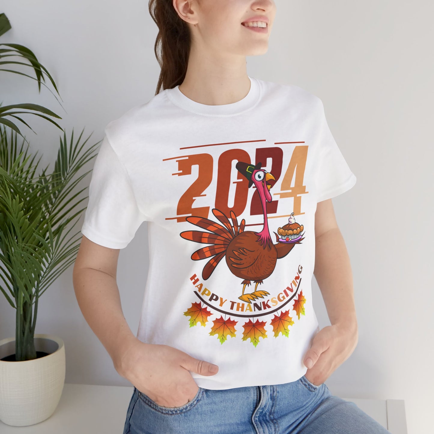 Thanksgiving T-shirt, Happy thanksgiving 2024 T-shirt, Thanksgiving Gift,Turkey Shirt, Family Thanksgiving, Holiday Outfit.