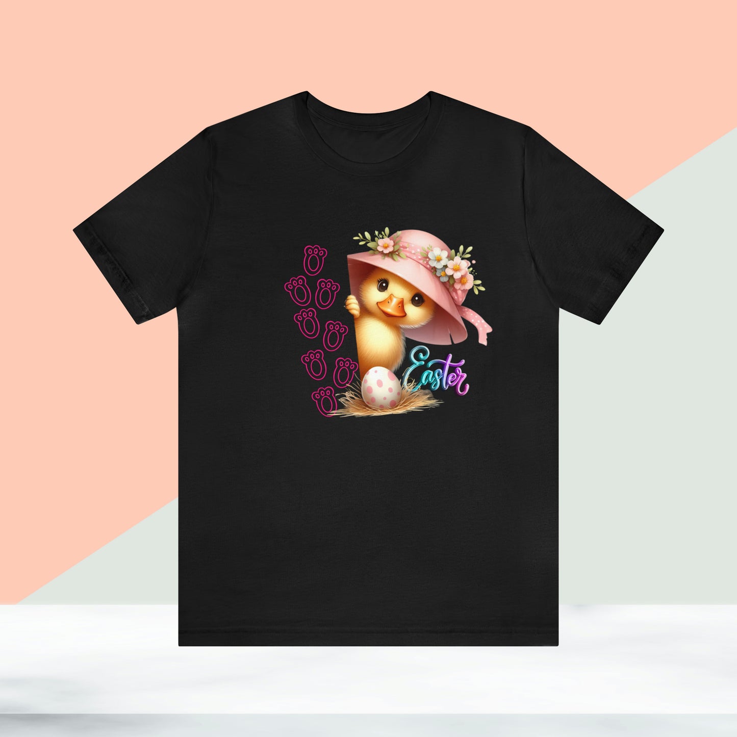Happy Easter Unisex Jersey Short Sleeve Tee
