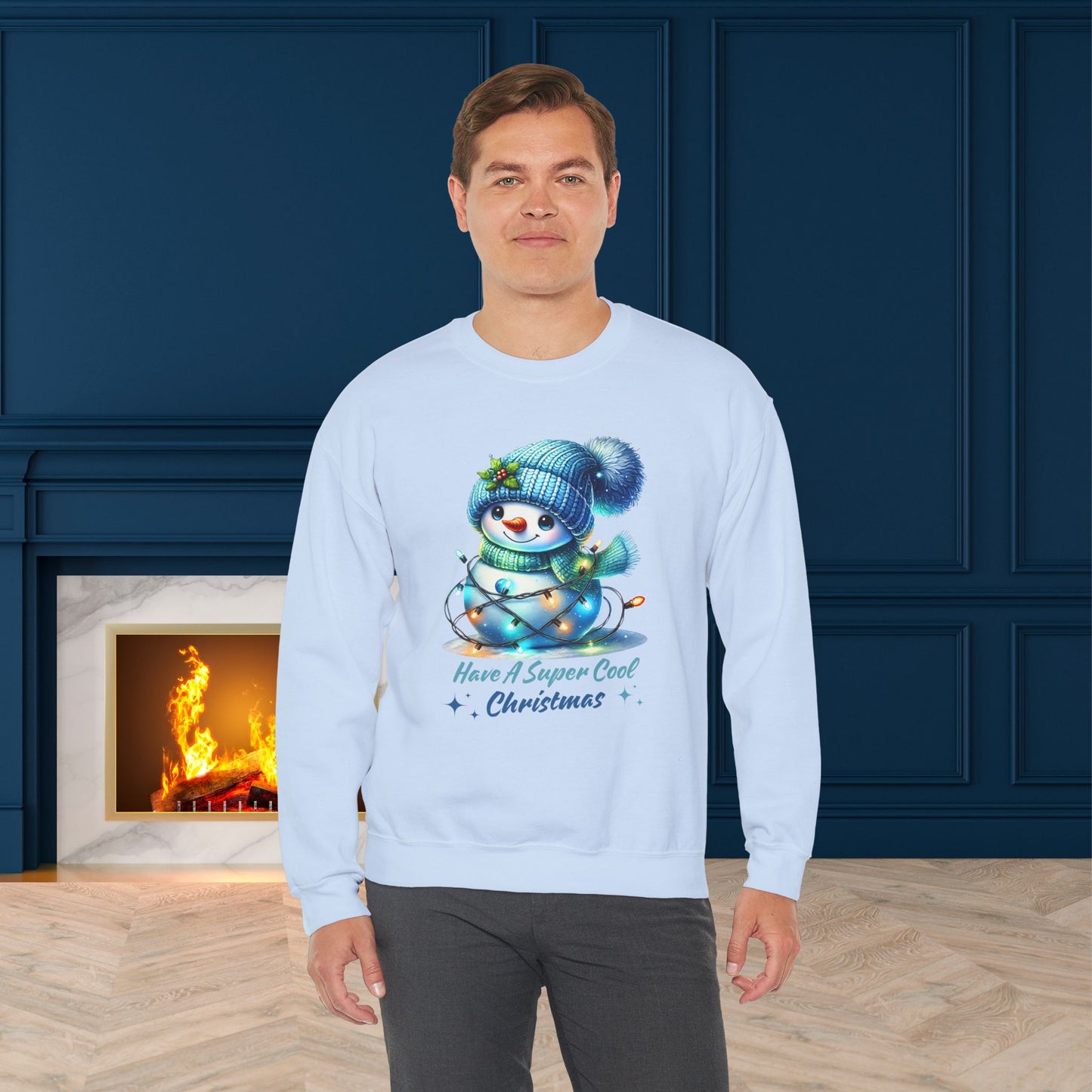 Have A Super Cool Christmas Sweatshirt - Unisex Heavy Blend, Merry Christmas, Festive, Christmas Gift, Crewneck, merry Christmas Sweatshirt, Christmas Sweatshirt Christmas Gift, Festive Sweatshirt.