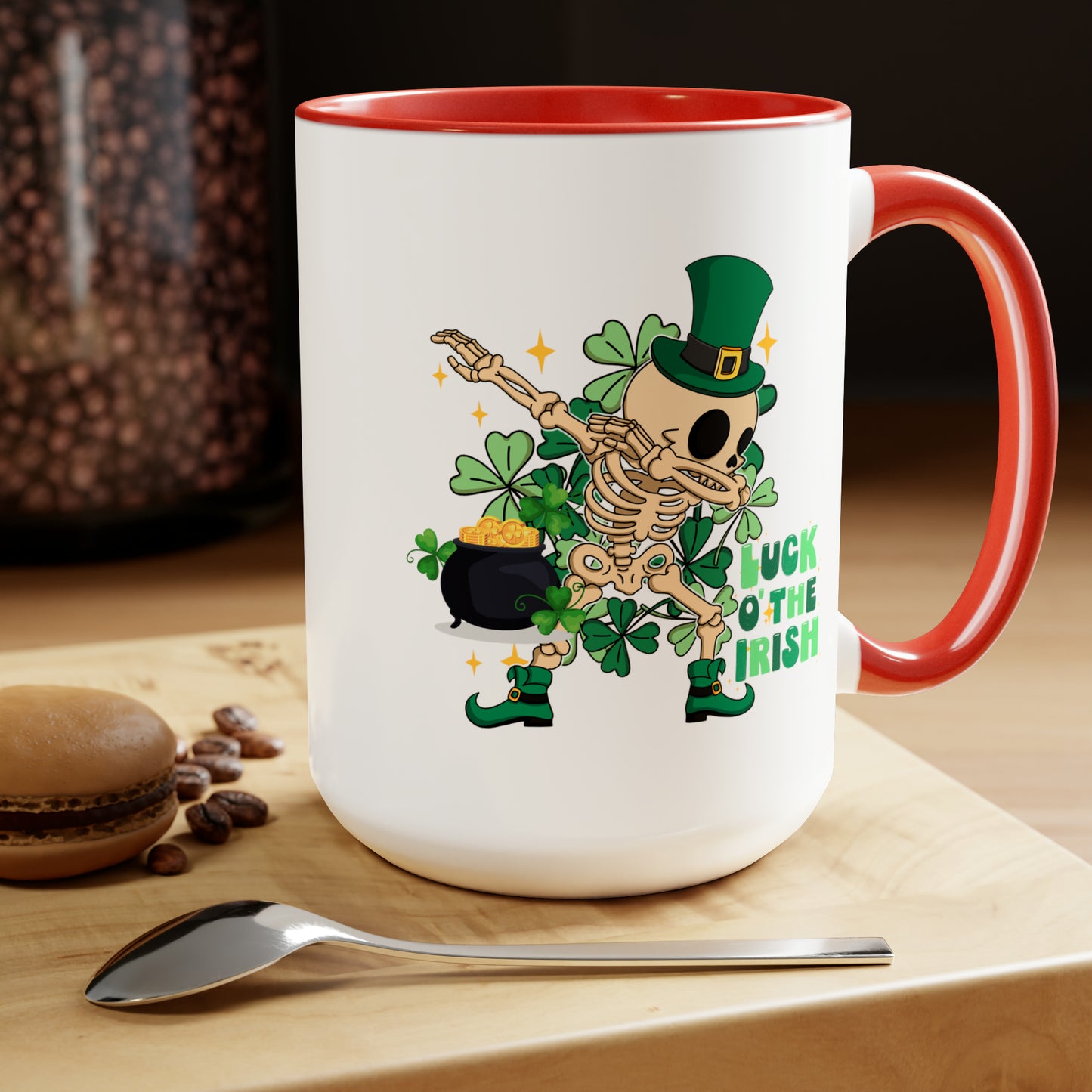 St Patrick's Day two-Tone Coffee Mugs, 15oz