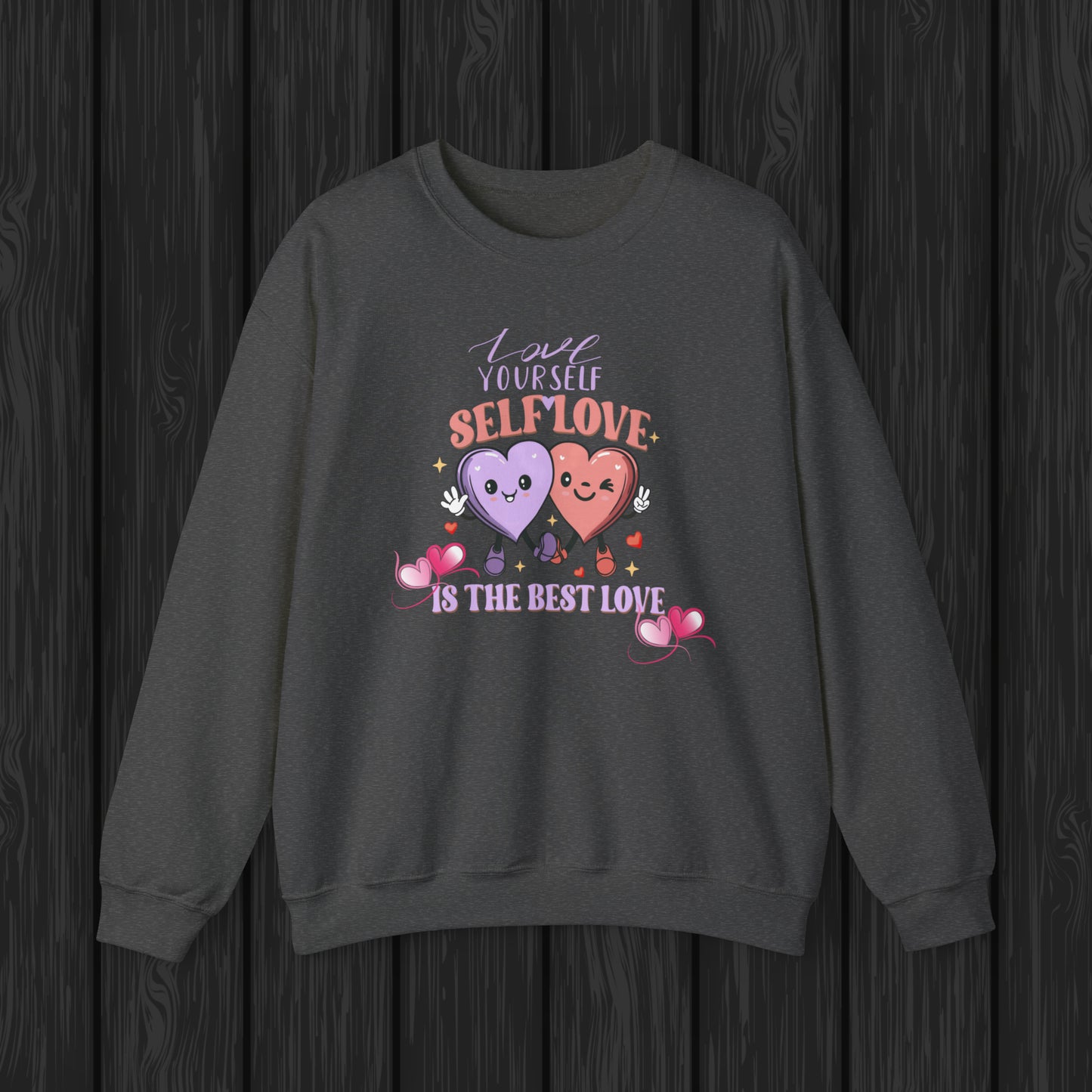 Happy valentines day Unisex Heavy Blend™ Crewneck Sweatshirt