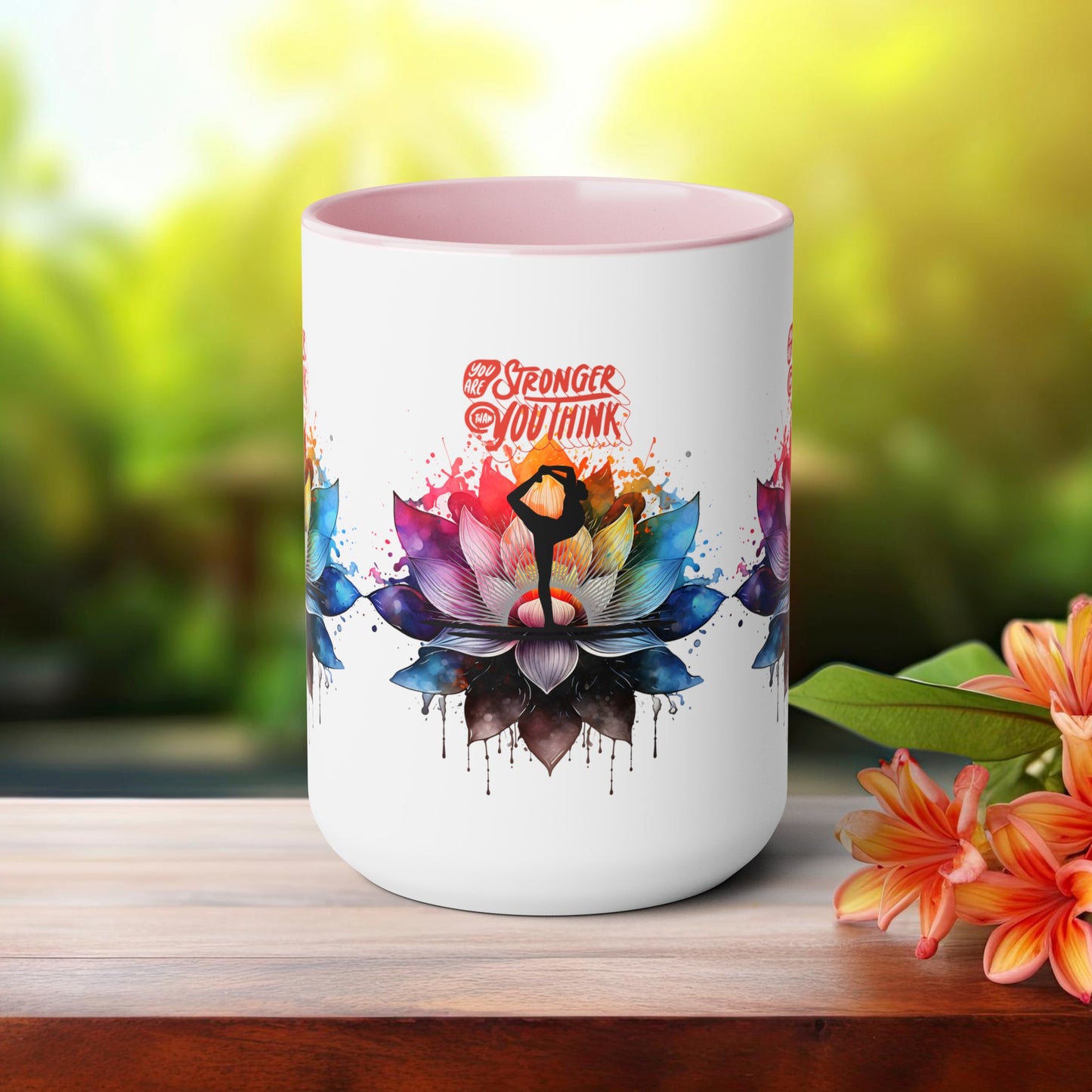 You Are stronger Then You Think Yoga Coffee Mug, Cute Yoga Coffee Mug, Yoga lovers Coffee Mug, Yoga Instructor Gift, Gift For Yoga lover, Gift For Yogi.