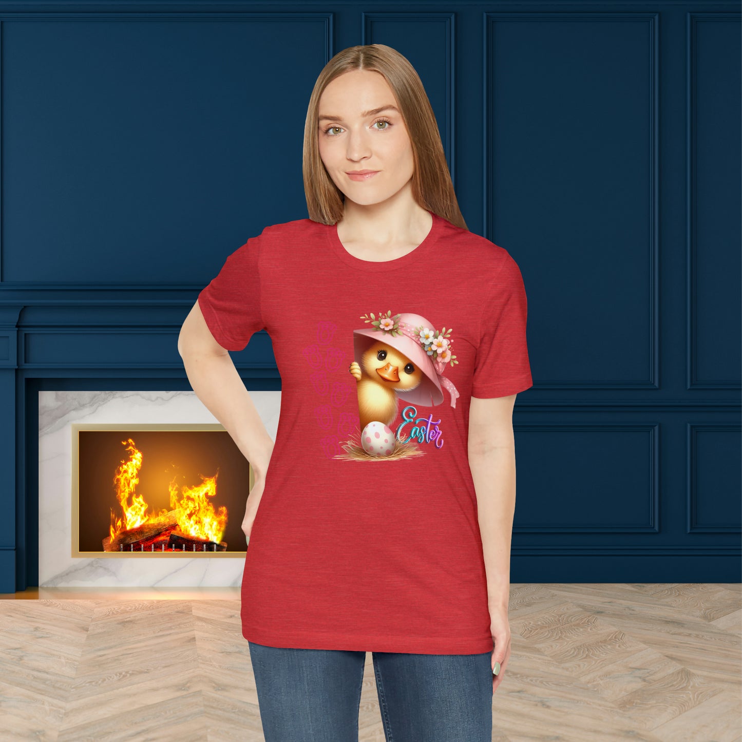 Happy Easter Unisex Jersey Short Sleeve Tee