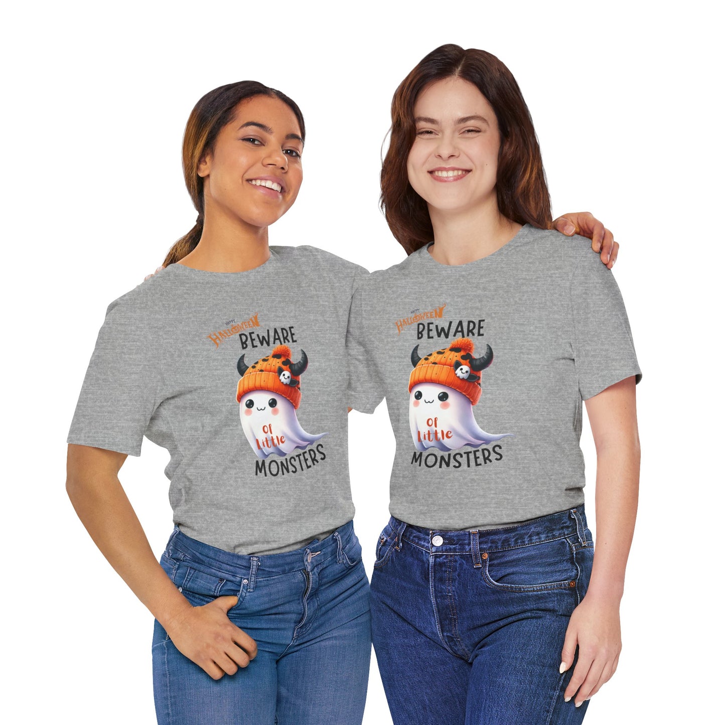 Beware Of Little Monsters T-shirt, Happy Halloween Skeleton T-shirt, Happy Halloween T-shirt, Trick Or Treat T-shirt, Halloween T-shirt, Cool Halloween T-shirt, Spooky T-shirt,