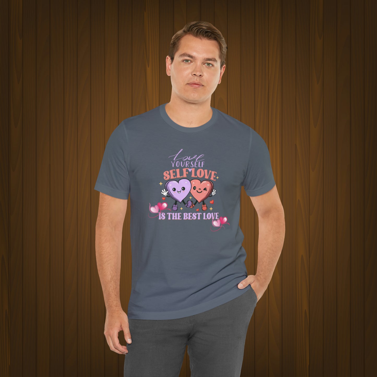 Happy valentines day Unisex Jersey Short Sleeve Tee