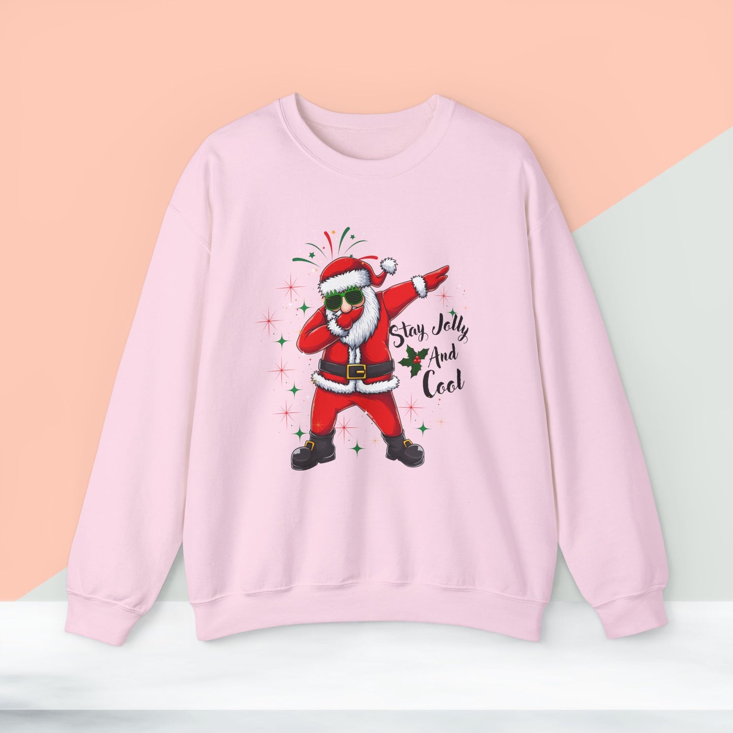 Stay Jolly And Cool Christmas Sweatshirt - Unisex Heavy Blend, Merry Christmas, Festive, Christmas Gift, Crewneck, merry Christmas Sweatshirt, Christmas Sweatshirt Christmas Gift, Festive Sweatshirt.
