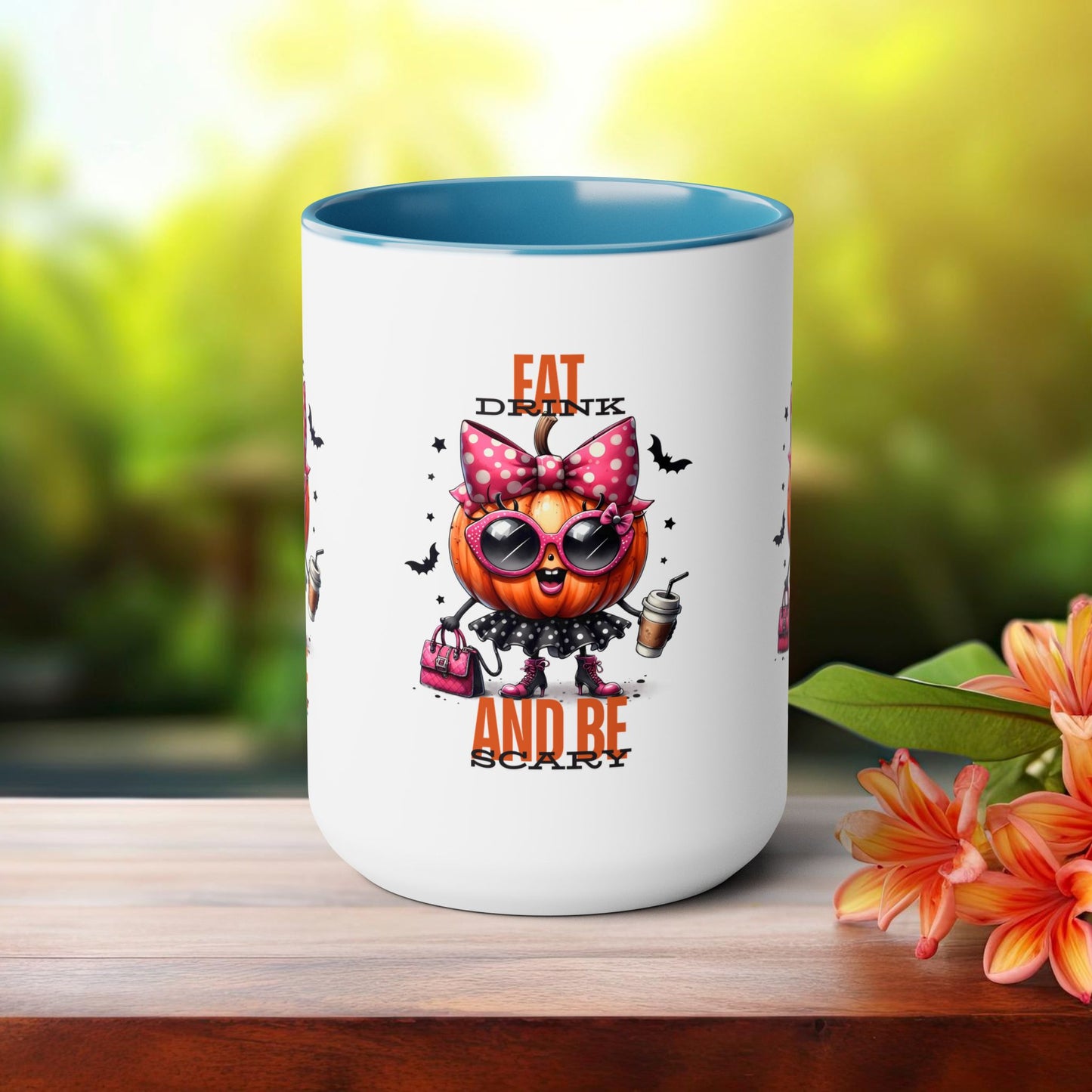 Eat Drink And Be Scary Halloween Coffee Mug, Let's Go Halloween Coffee Mug, Trick or Treat Halloween Coffee Mug, Cute Skeleton Coffee Mug, Spooky Season Halloween Coffee Mug.