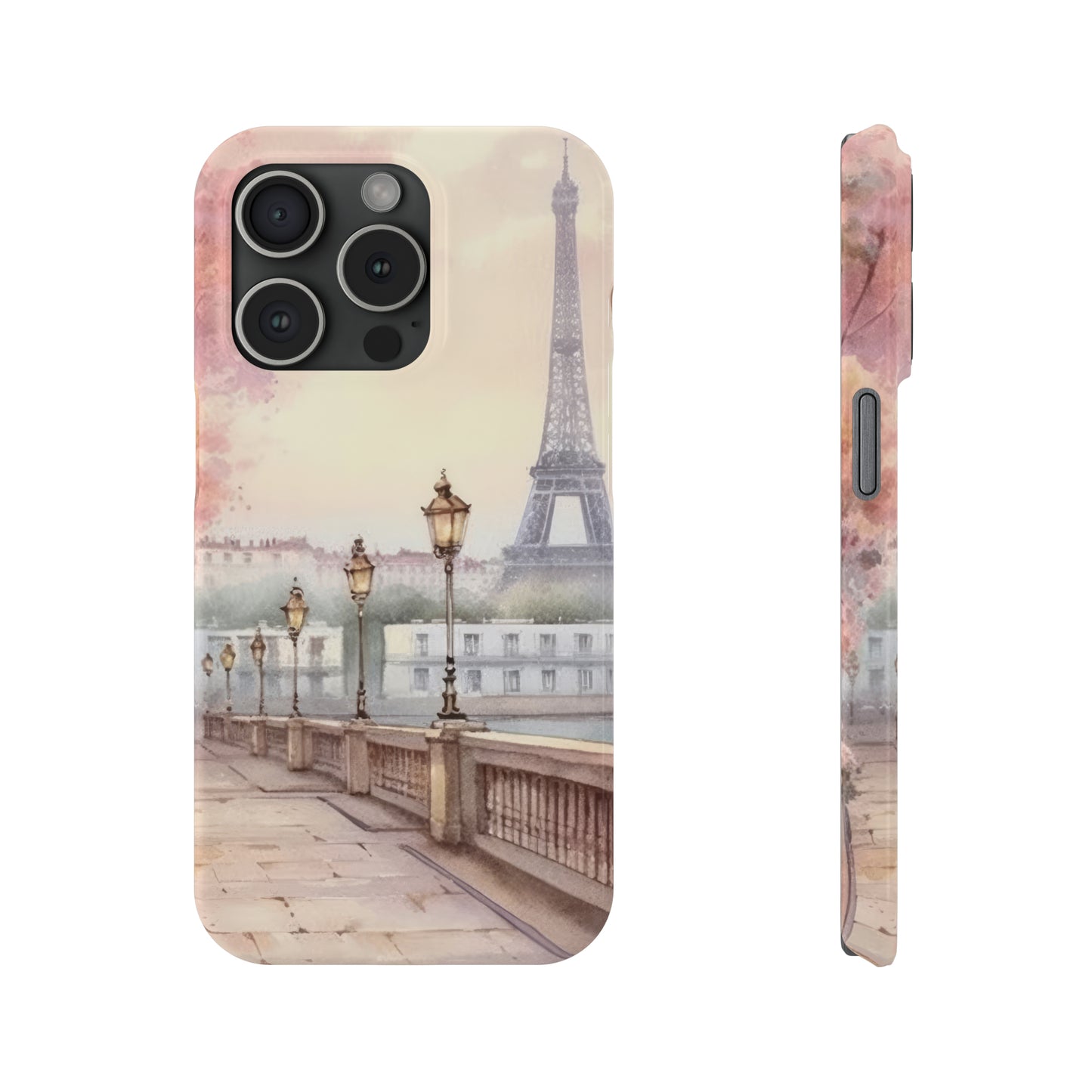 Paris Eiffel Tower IPhone 15 Phone Cases.