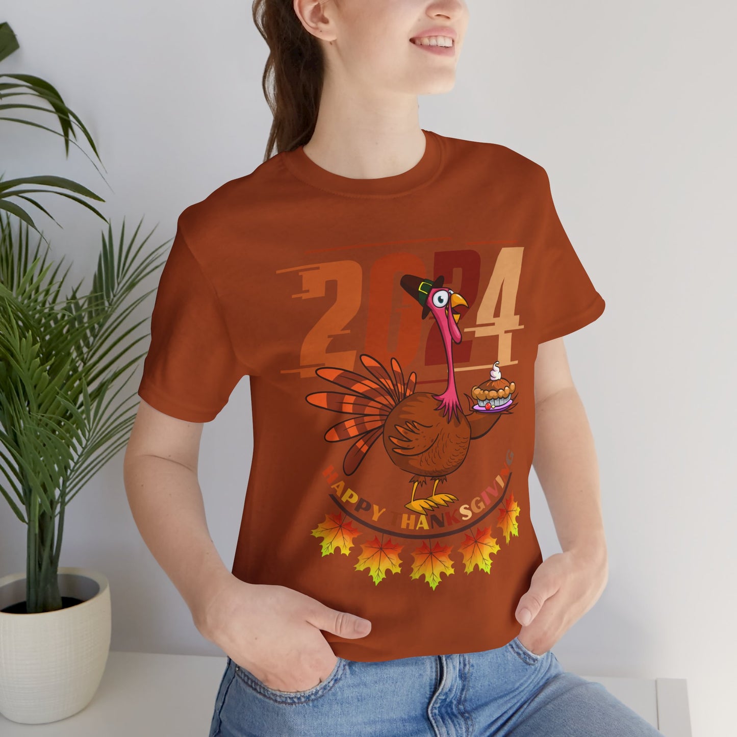 Thanksgiving T-shirt, Happy thanksgiving 2024 T-shirt, Thanksgiving Gift,Turkey Shirt, Family Thanksgiving, Holiday Outfit.