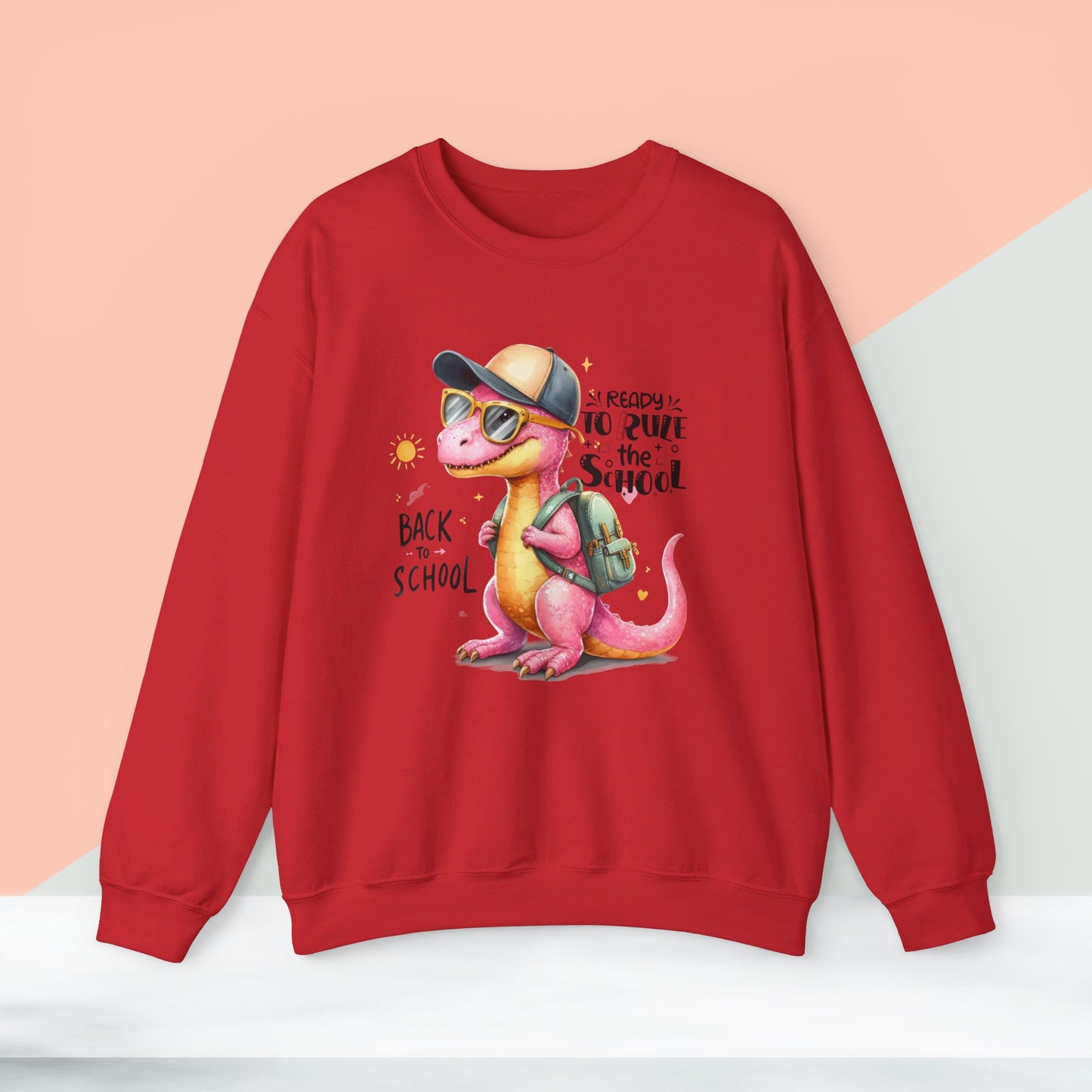 Back To school unisex heavy blend crewneck sweatshirt, We Love Teachers Sweatshirt,Teacher Back To school Sweatshirt. First Day Vibes Sweatshirt.