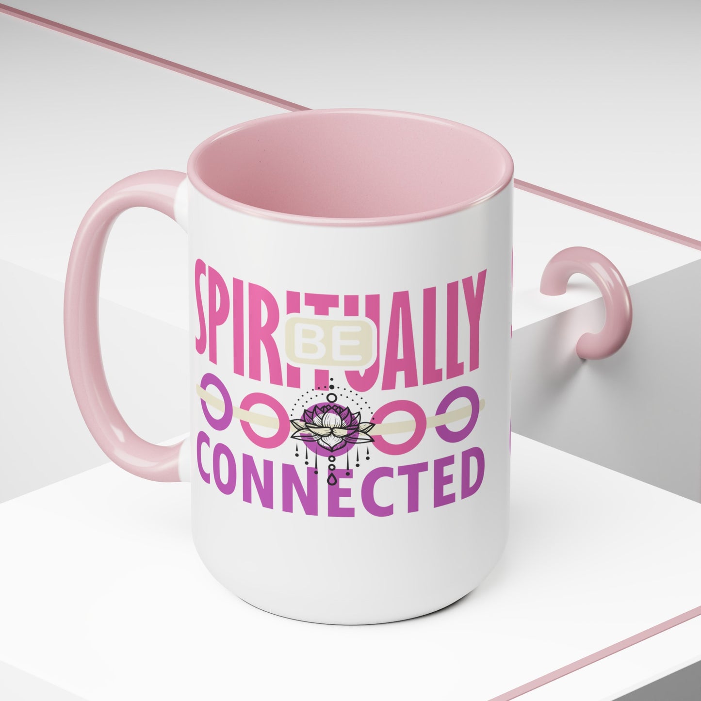 Be Spiritually Connected Yoga Coffee Mug, Cute Yoga Coffee Mug, Yoga lovers Coffee Mug, Yoga Instructor Gift, Gift For Yoga lover, Gift For Yogi.