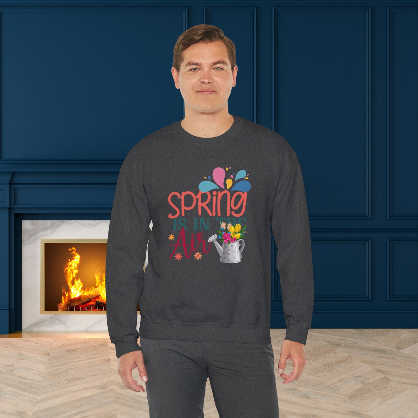 Spring The Is In The Air Unisex Crewneck Sweatshirt