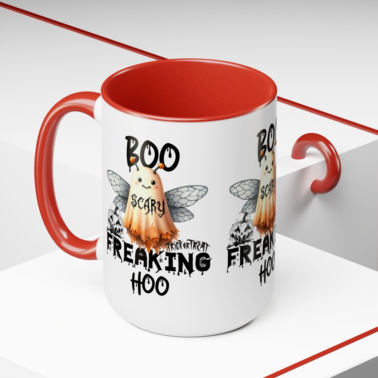 Boo Freaking Hoo Halloween Coffee Mug, Let's Go Halloween Coffee Mug, Trick or Treat Halloween Coffee Mug, Cute Skeleton Coffee Mug, Spooky Season Halloween Coffee Mug.