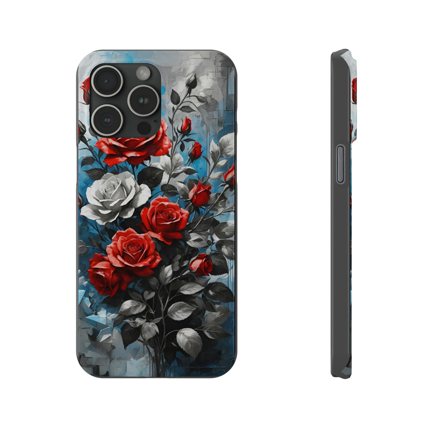 Vintage Floral painting iPhone 15 Phone Cases.