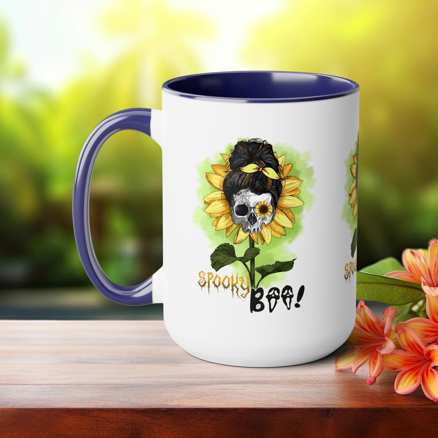 Spooky Boo Halloween Coffee Mug, Let's Go Halloween Coffee Mug, Trick or Treat Halloween Coffee Mug, Cute Ghost Coffee Mug, Spooky Season Halloween Coffee Mug.