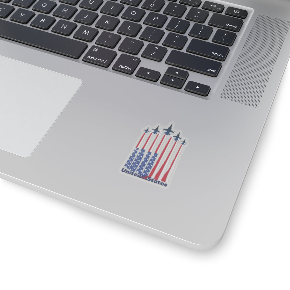 Happy 4th Of July Kiss-Cut Stickers, America, Flag, Peace Love America. Proud To Be An American, Red White Blue stickers. Meowica Stickers.
