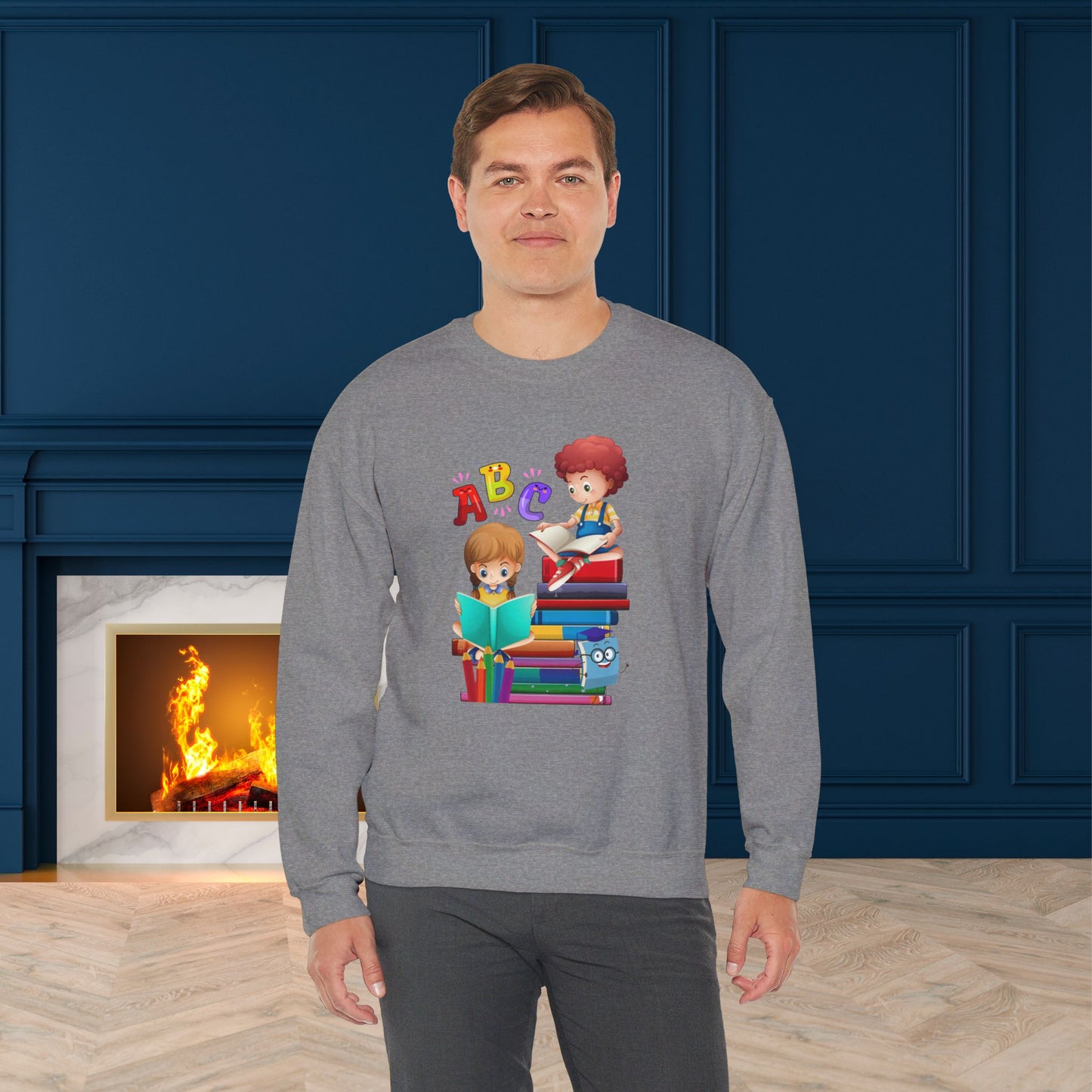 We Love Teachers Sweatshirt, Back To school unisex heavy blend crewneck sweatshirt, Teacher Back To school Sweatshirt. First Day Vibes Sweatshirt.