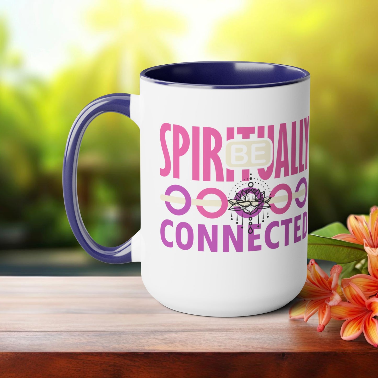 Be Spiritually Connected Yoga Coffee Mug, Cute Yoga Coffee Mug, Yoga lovers Coffee Mug, Yoga Instructor Gift, Gift For Yoga lover, Gift For Yogi.
