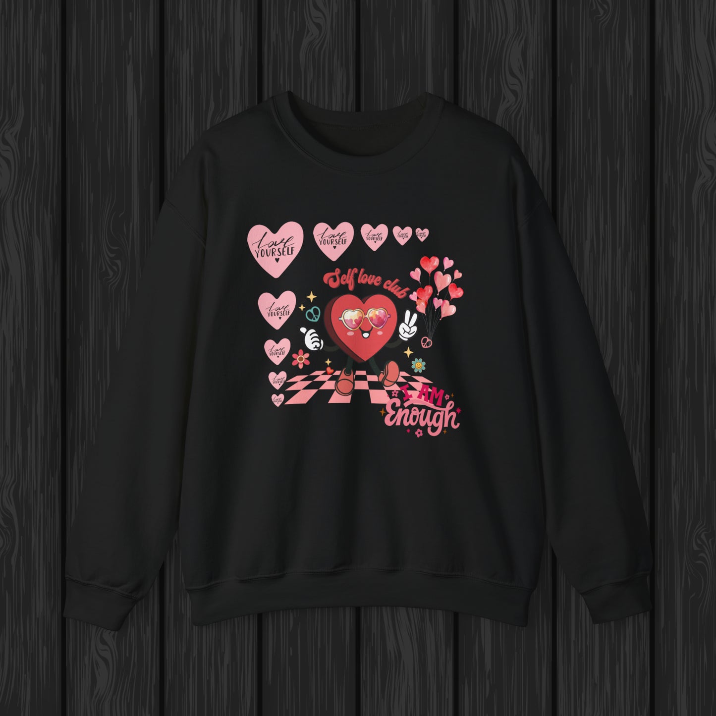 Happy valentines day Unisex Heavy Blend™ Crewneck Sweatshirt