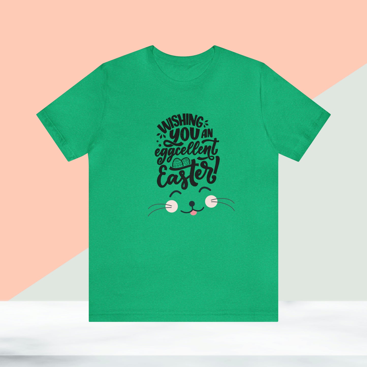Happy Easter Unisex Jersey Short Sleeve Tee