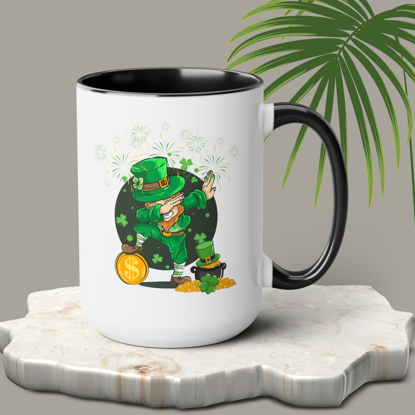 St Patrick's Day two-Tone Coffee Mugs, 15oz