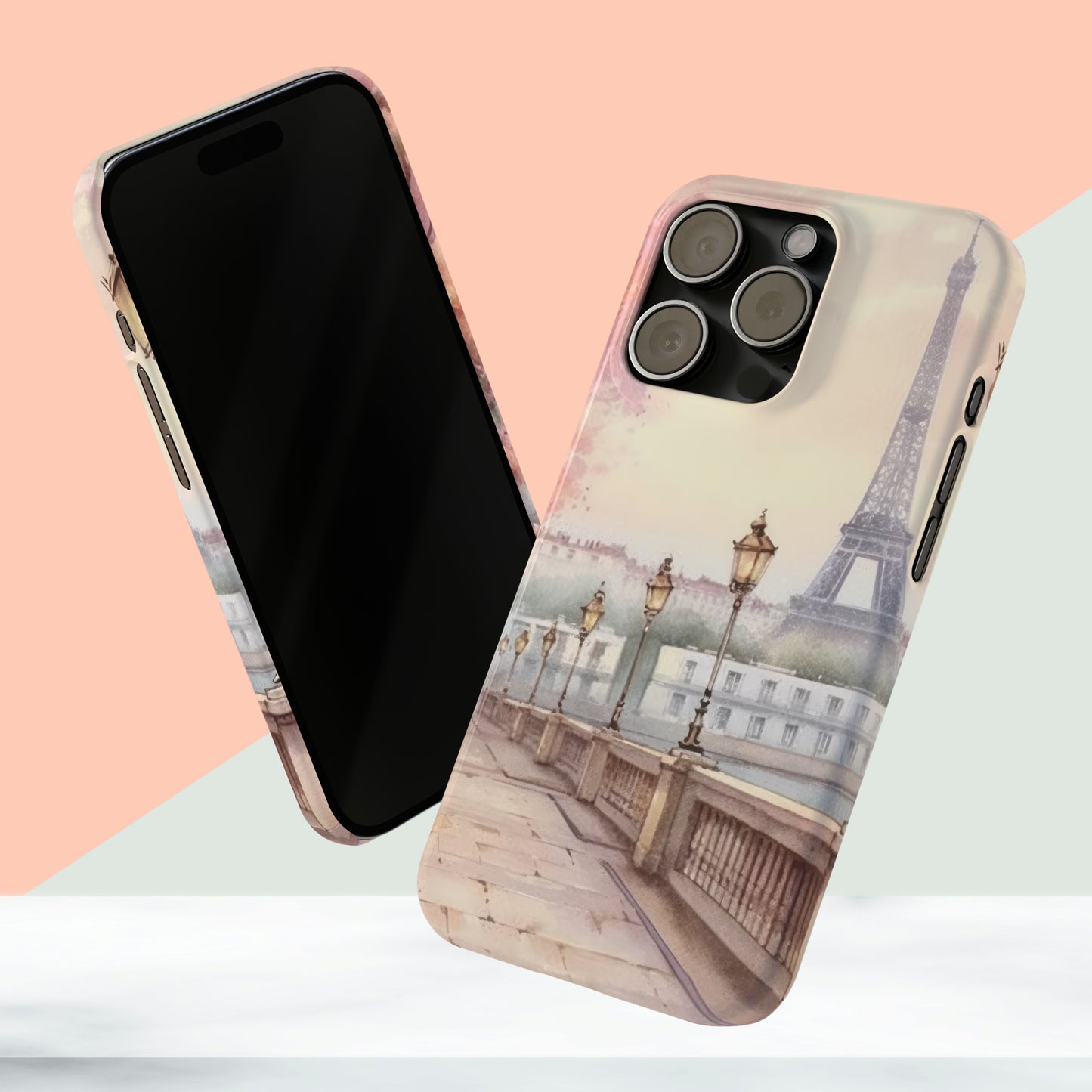 Paris Eiffel Tower IPhone 15 Phone Cases.