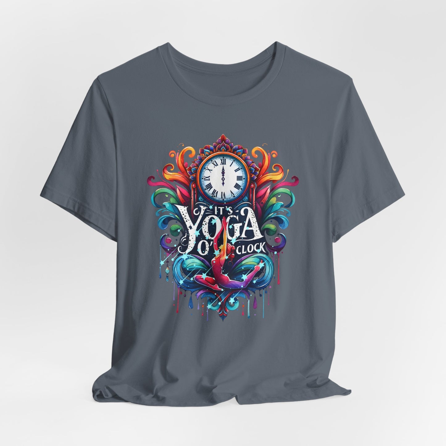 It's Yoga O'clock Yoga T-Shirt, Cute Yoga workout Shirt, Yoga lovers T-shirt, Yoga Instructor Gift, Gym shirt, Gift For Yoga lover, Gift For Yogi.