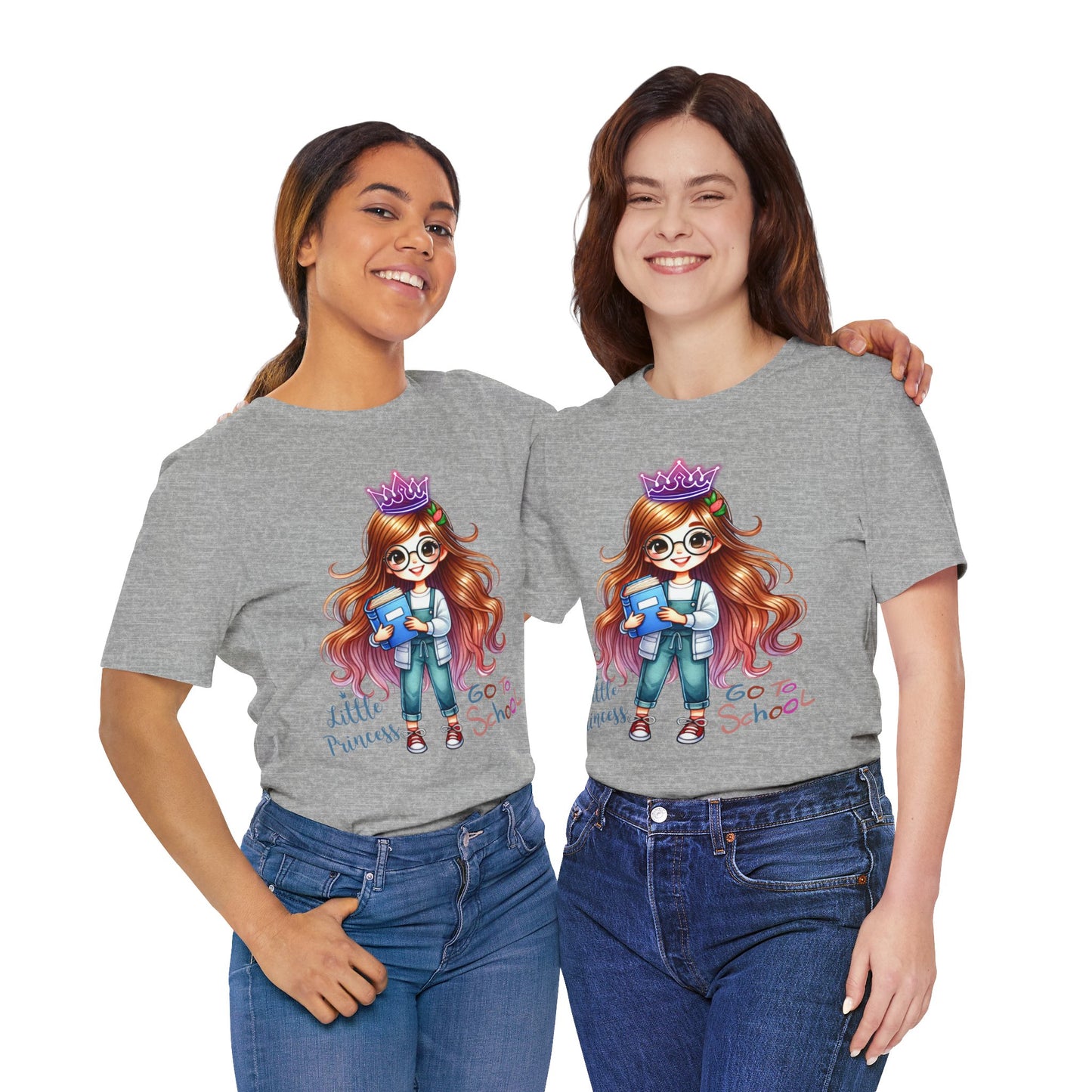 Little Princess T-Shirt, Teach Love Inspire Teacher Shirt, Teacher Back To school unisex jersey short sleeve.First Day Vibes T-Shirt.