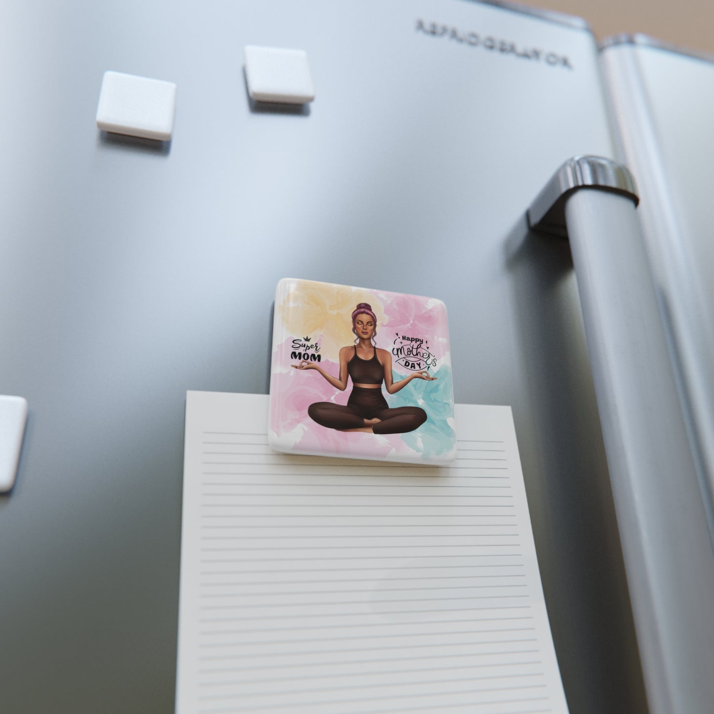 Happy Mother's Day Porcelain Magnet, Square