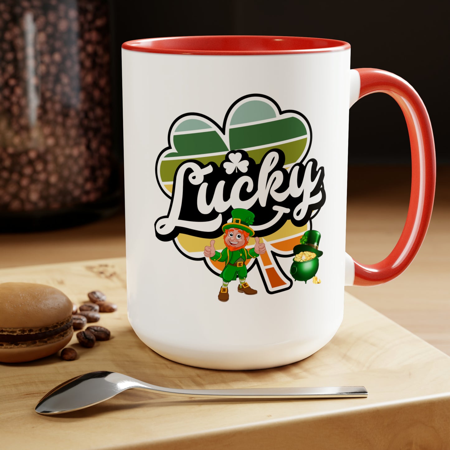 St Patrick's Day two-Tone Coffee Mugs, 15oz