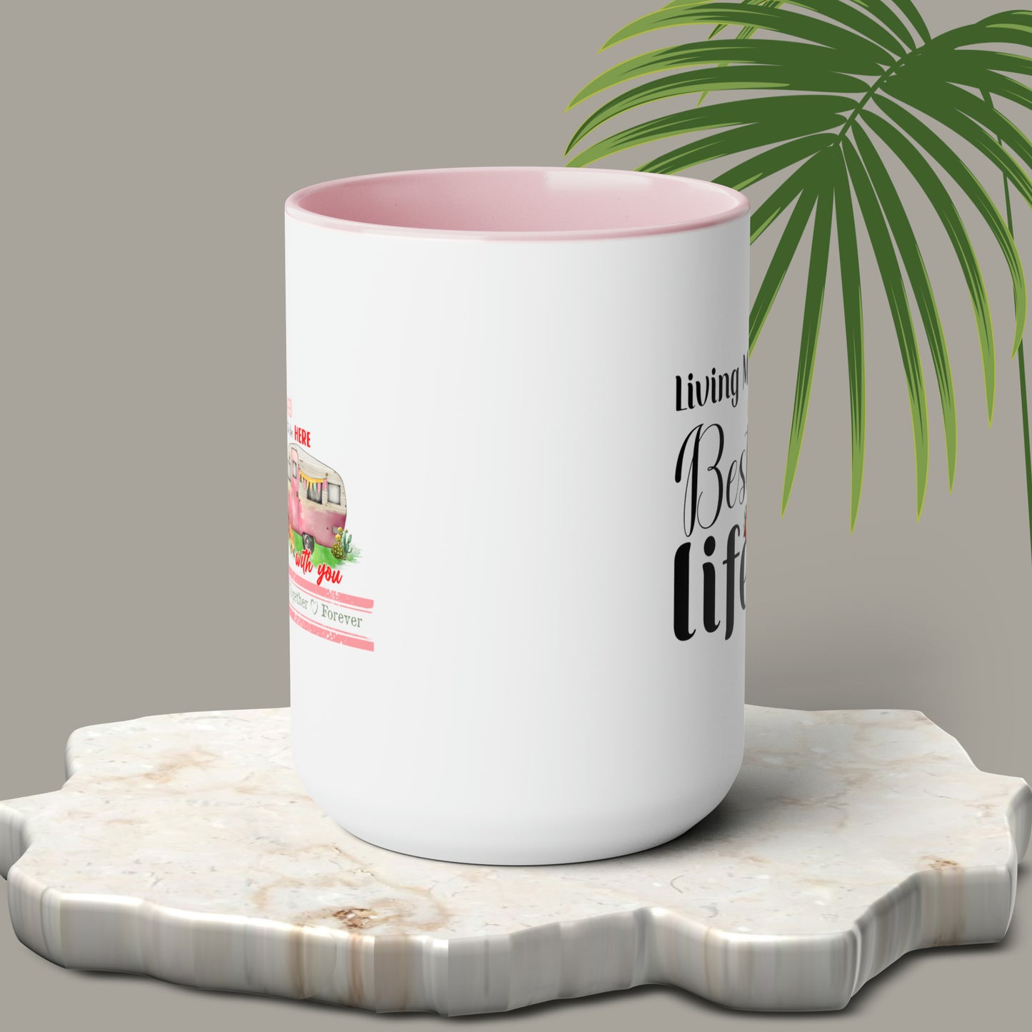 Happy valentines day Two-Tone Coffee Mugs, 15oz