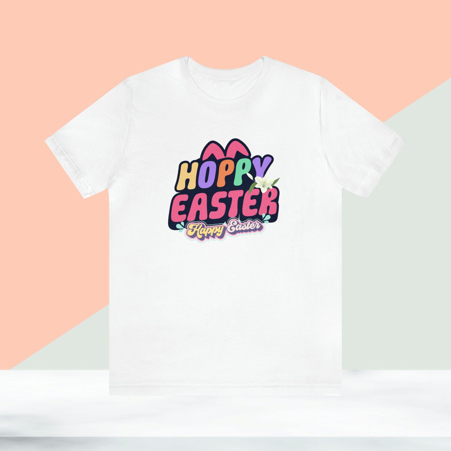 Happy Easter Unisex Jersey Short Sleeve Tee