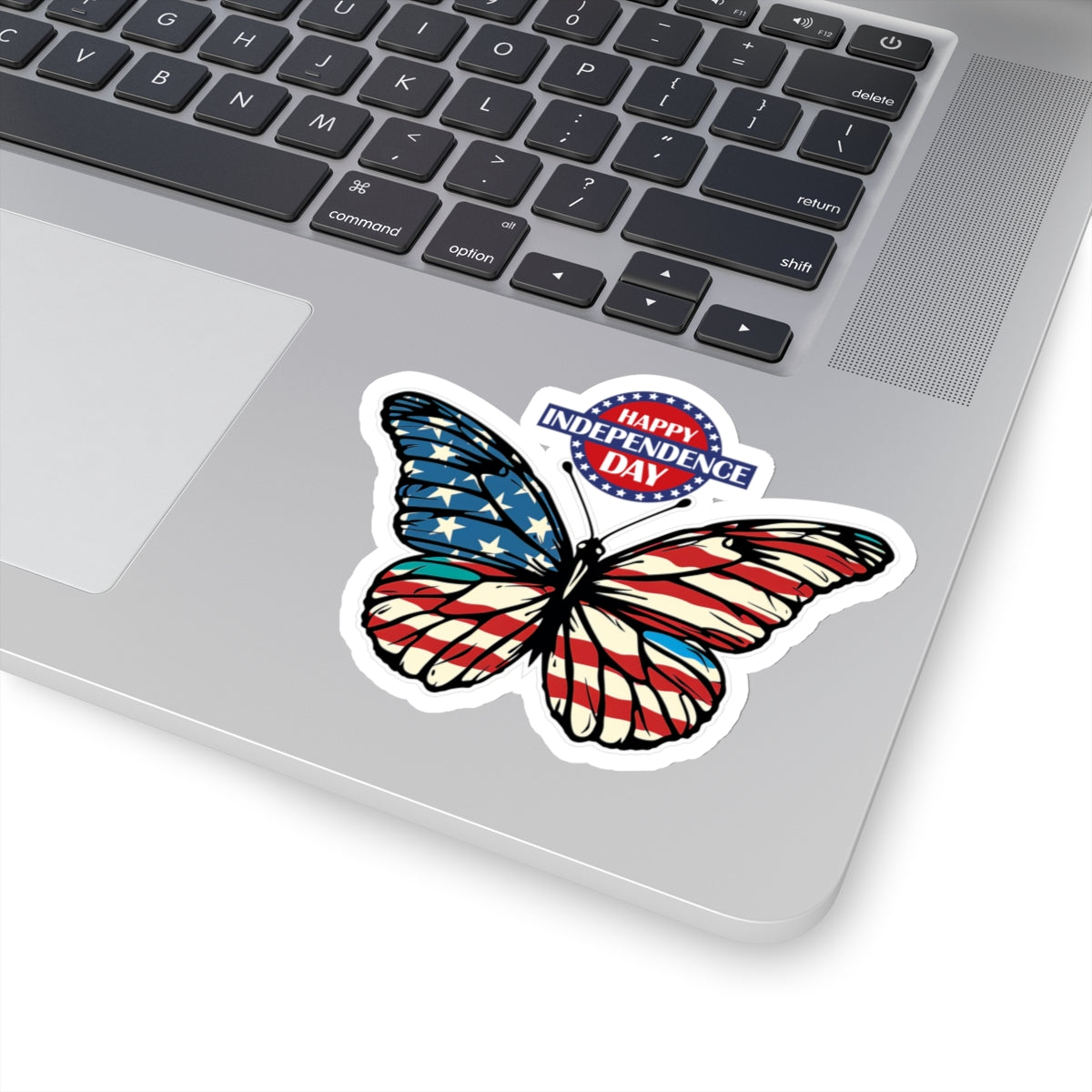 Happy 4th Of July Kiss-Cut Stickers, America, Flag, Peace Love America. Proud To Be An American, Red White Blue stickers. United Fourth of July Stickers.