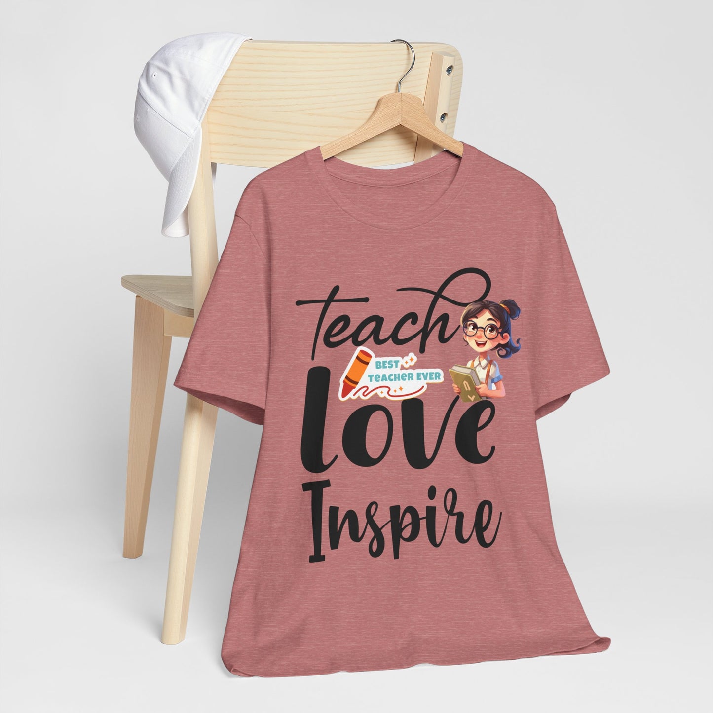 Teach Love Inspire T-shirt, Hello Teacher T-Shirt, Back To School T-Shirt, Teach Love Inspire Teacher Shirt, Teacher Back To school unisex jersey short sleeve.First Day Vibes T-Shirt.