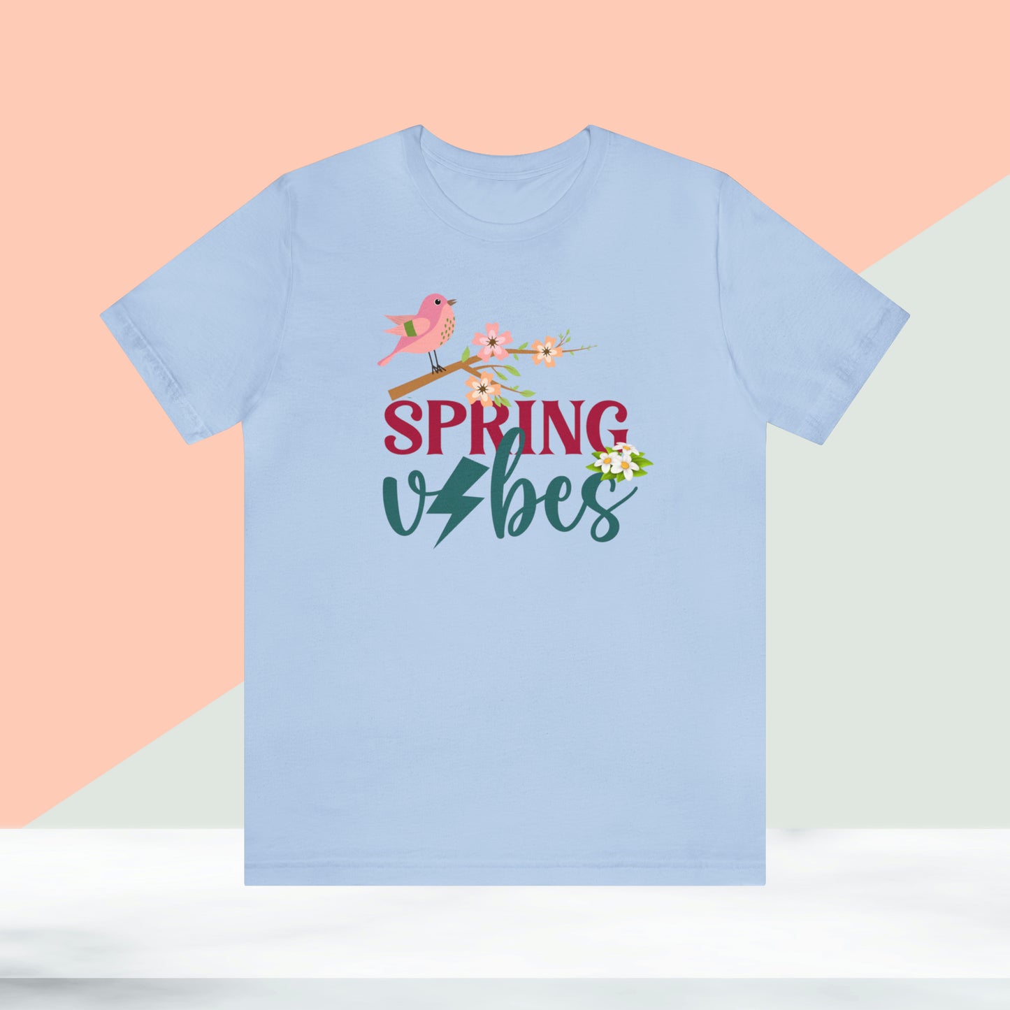Spring Unisex T-shirt, Spring Vibes Trendy Shirt.