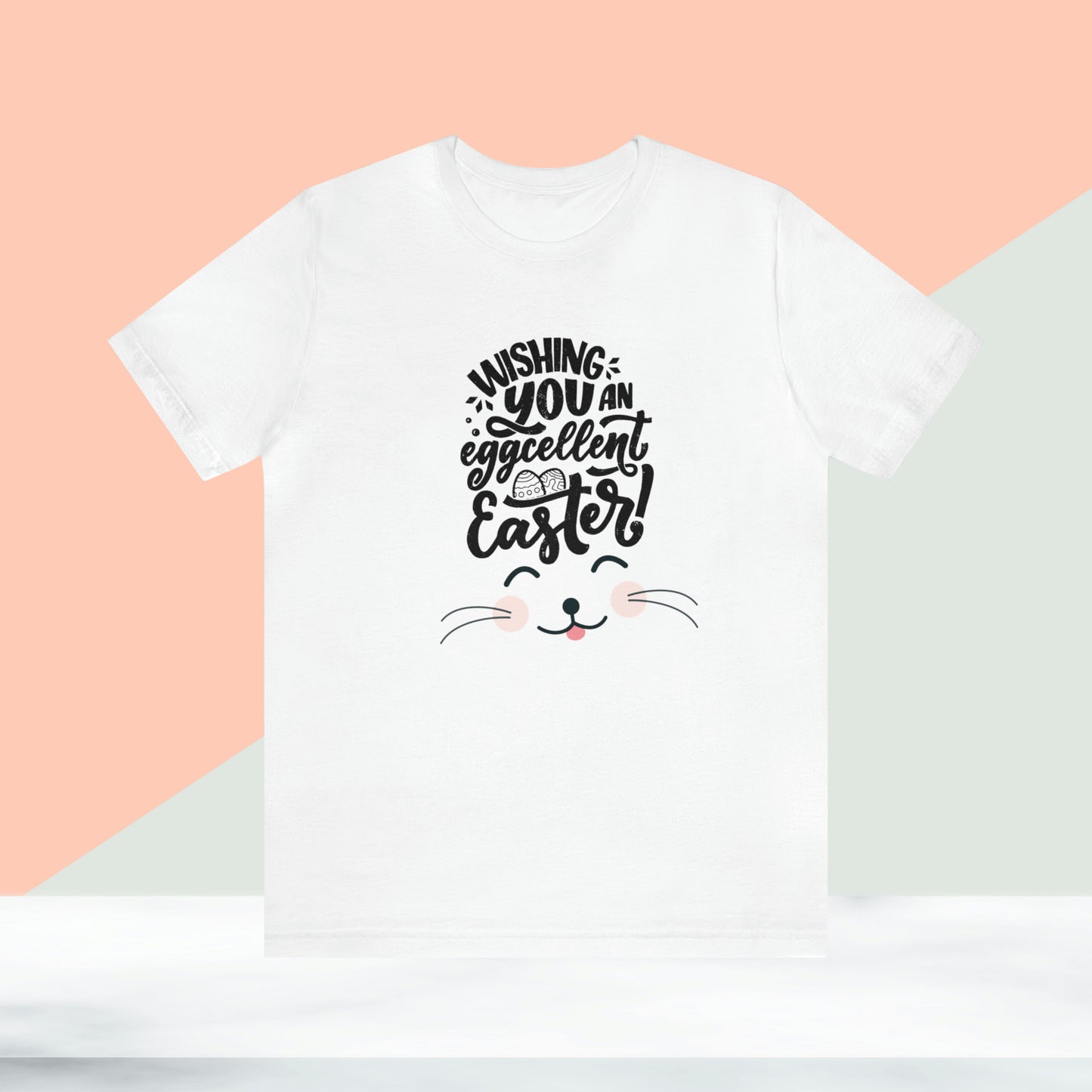 Happy Easter Unisex Jersey Short Sleeve Tee