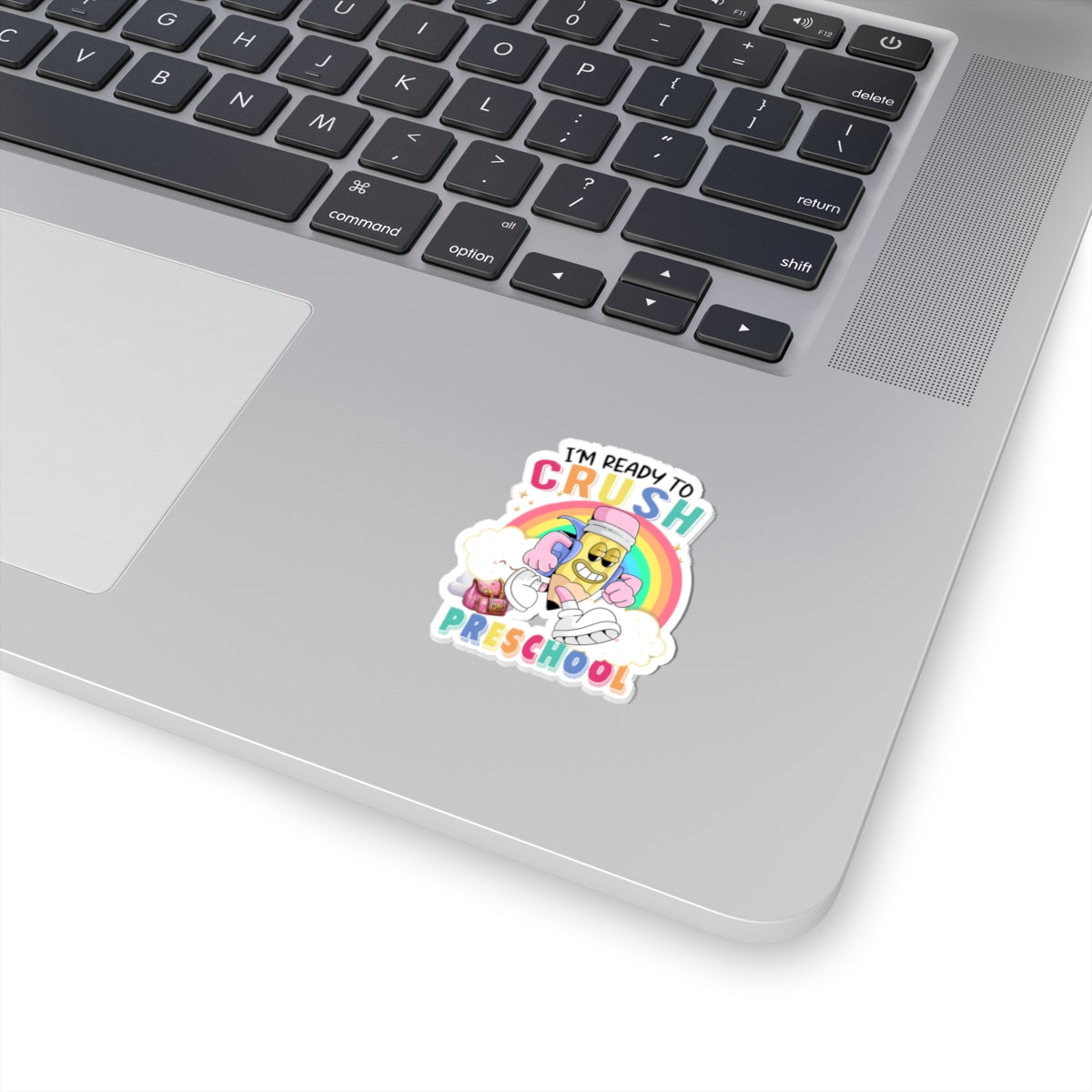 I Am Ready Crush Preschool Back To School Kiss-Cut Stickers, First Grade Squad Kiss-Cut Stickers, Gift for First graders, Ready for School, Back to Learning.