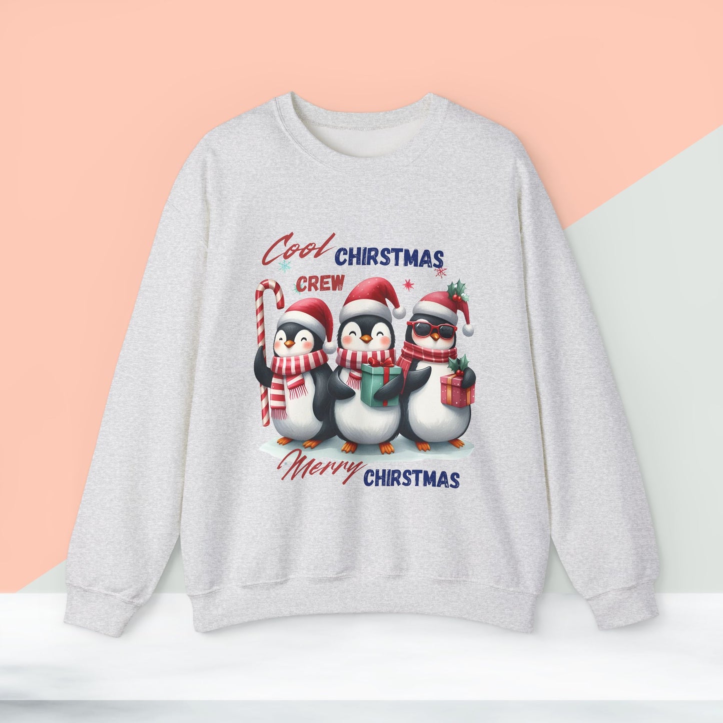 Cool Christmas Crew Christmas Sweatshirt - Unisex Heavy Blend, Merry Christmas, Festive, Christmas Gift, Crewneck, merry Christmas Sweatshirt, Christmas Sweatshirt Christmas Gift, Festive Sweatshirt.