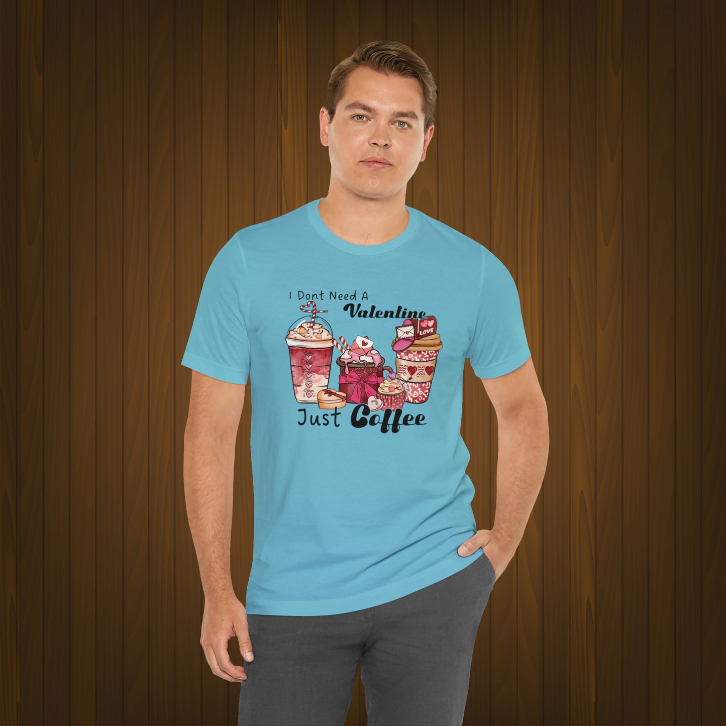 Happy valentines day Unisex Jersey Short Sleeve Tee