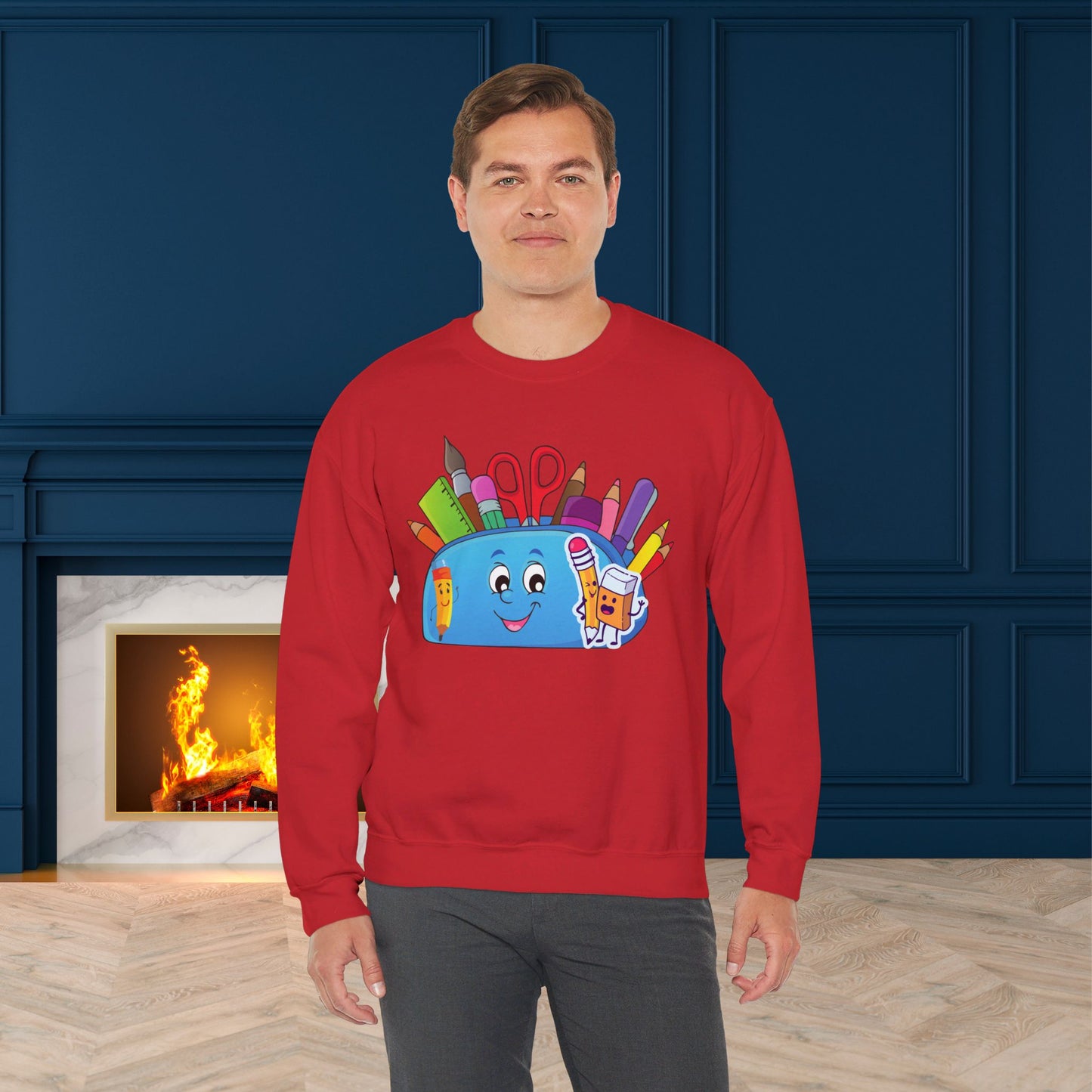 We Love Teachers Sweatshirt, Back To school unisex heavy blend crewneck sweatshirt, Teacher Back To school Sweatshirt. First Day Vibes Sweatshirt.