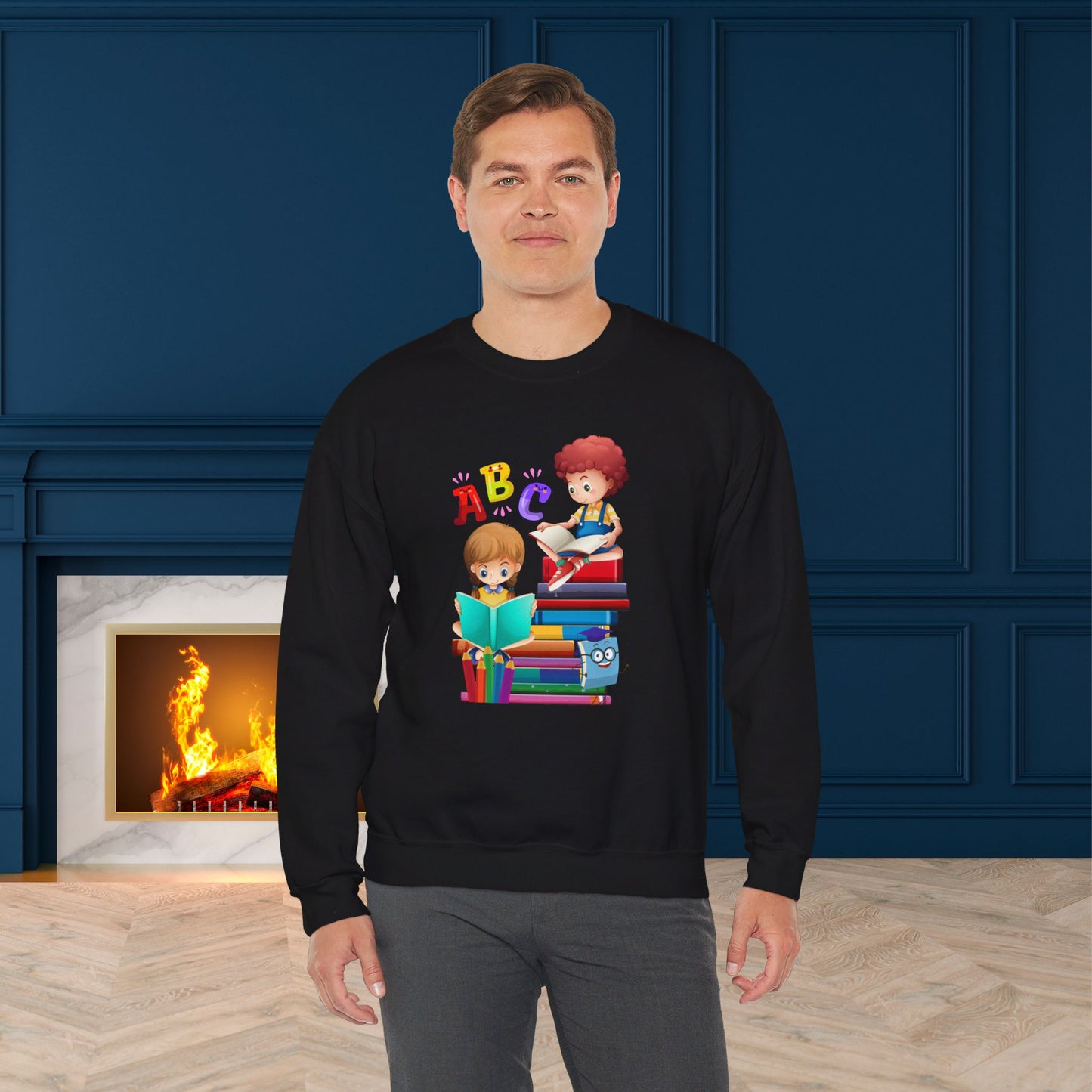 We Love Teachers Sweatshirt, Back To school unisex heavy blend crewneck sweatshirt, Teacher Back To school Sweatshirt. First Day Vibes Sweatshirt.