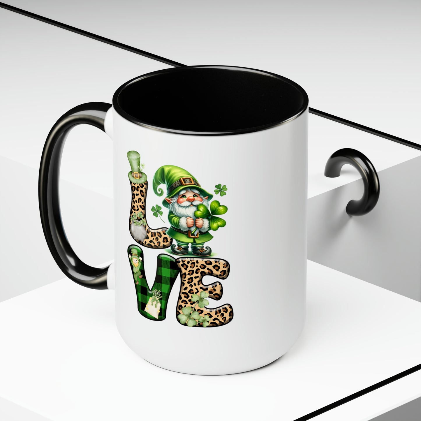St Patrick's Day two-Tone Coffee Mugs, 15oz