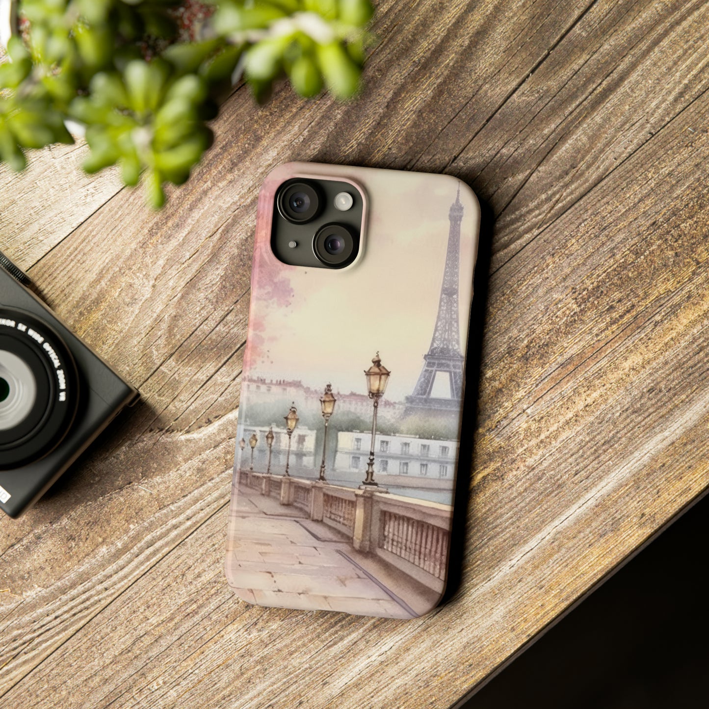 Paris Eiffel Tower IPhone 15 Phone Cases.