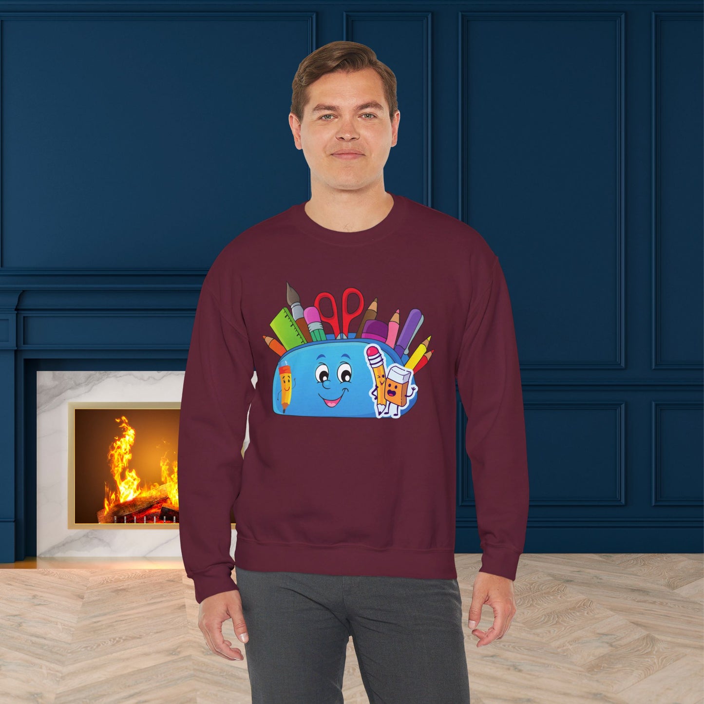 We Love Teachers Sweatshirt, Back To school unisex heavy blend crewneck sweatshirt, Teacher Back To school Sweatshirt. First Day Vibes Sweatshirt.