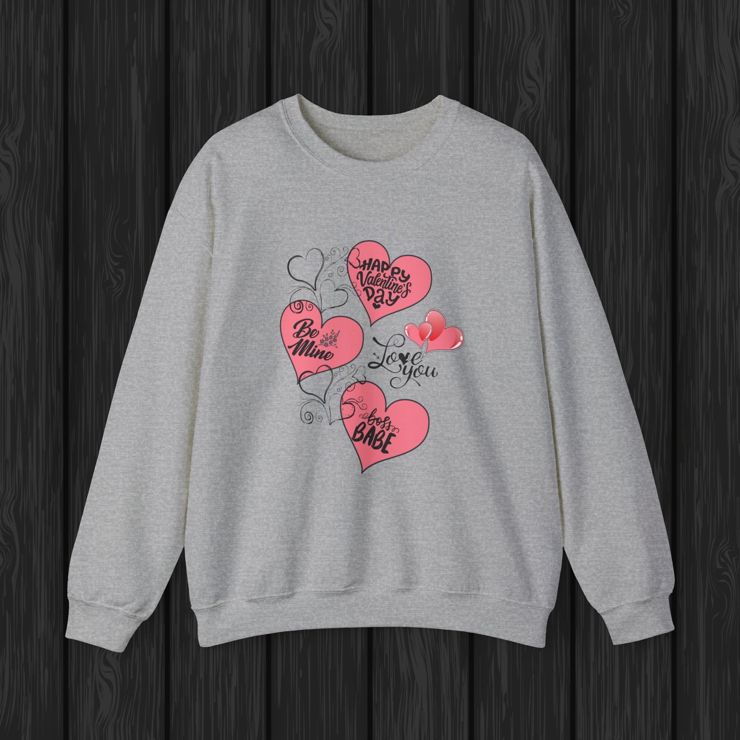 Happy valentines day Unisex Heavy Blend™ Crewneck Sweatshirt