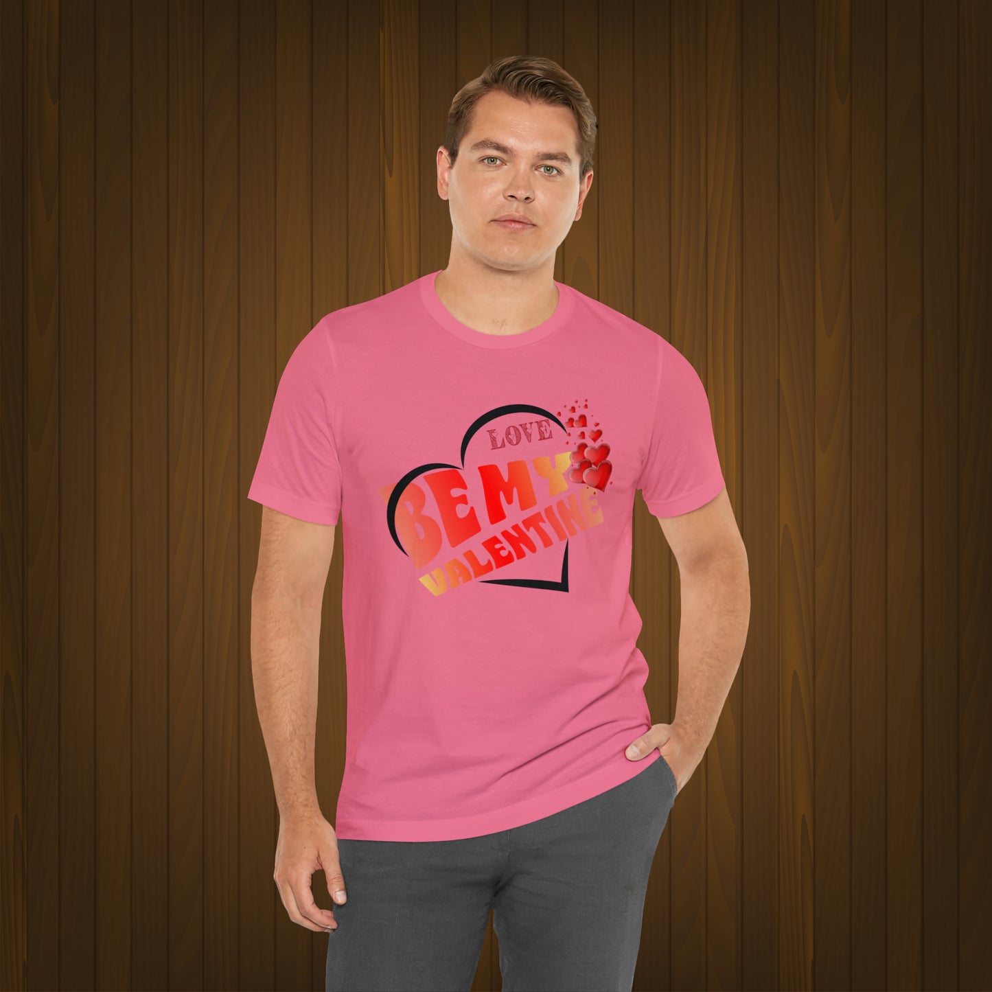 Happy valentines day Unisex Jersey Short Sleeve Tee