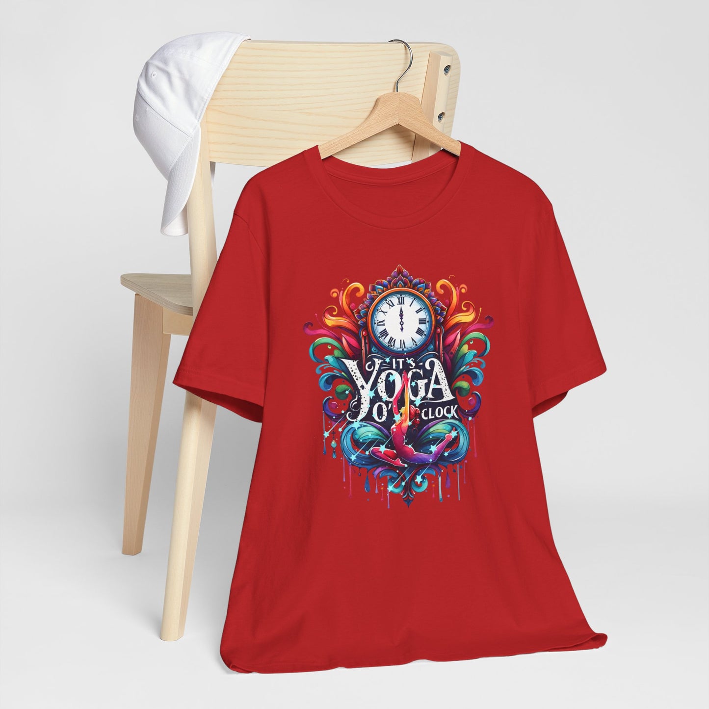 It's Yoga O'clock Yoga T-Shirt, Cute Yoga workout Shirt, Yoga lovers T-shirt, Yoga Instructor Gift, Gym shirt, Gift For Yoga lover, Gift For Yogi.