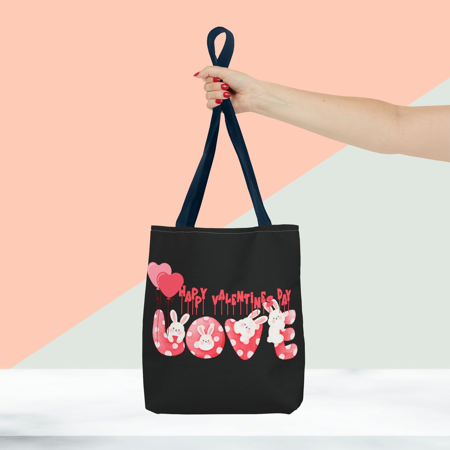 Happy Valentines Day Tote Bag